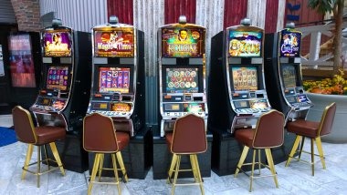 Mobile app interface showing live football and casino games